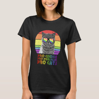 T-shirt Pro Choice Pro Feminism Pro Cat Lgbtq Feminist 4