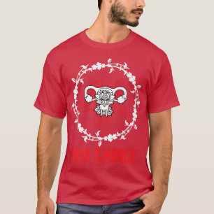 T-shirt Pro Choice Satanist Pentagram & Uterus Goth Witch