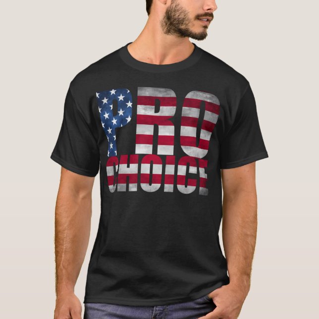 T-shirt Pro Choix Américain Par Buck (Devant)
