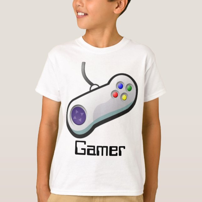 T-shirt Pro Gamer, contrôleur de jeu vidéo (Devant)