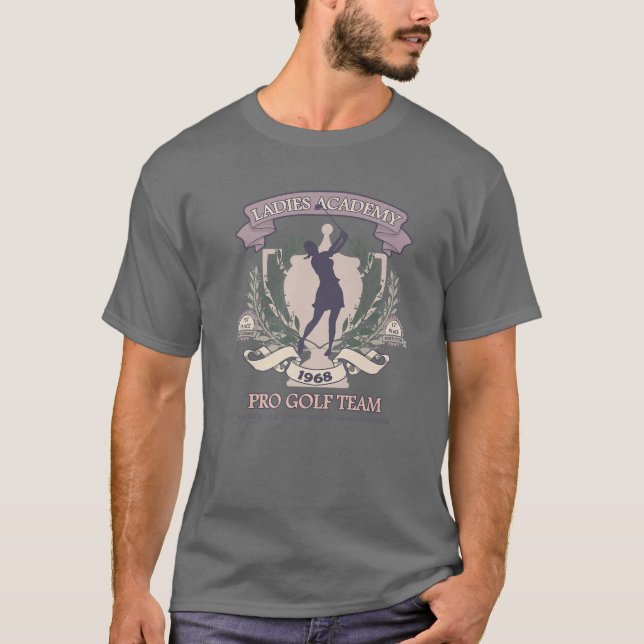 T-shirt Pro Golf Team 1968 Golfing Ladies Tee - shirts de  (Devant)