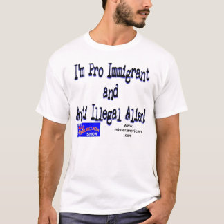 T-shirt Pro immigré/anti immigré clandestin