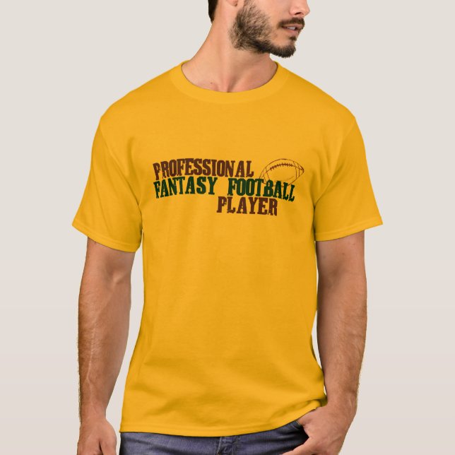 T-shirt Pro joueur de football d'imaginaire (Devant)