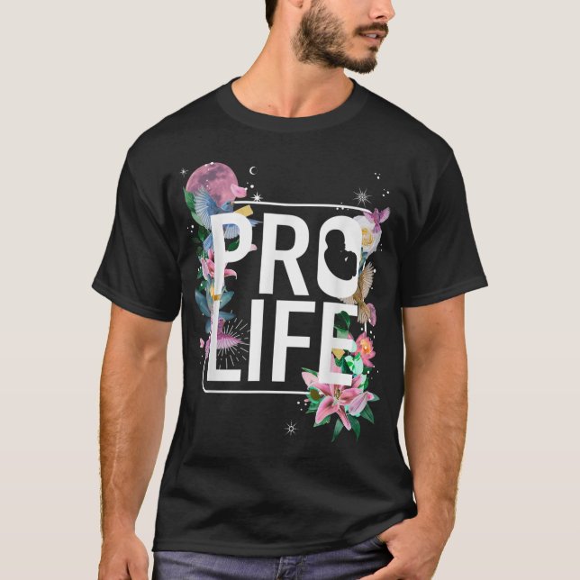 T-shirt Pro Life Prolife (Devant)