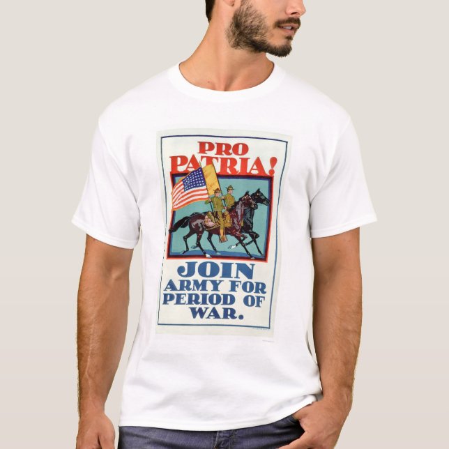 T-shirt Pro Patria !  Joignez l'armée (US02096A) (Devant)