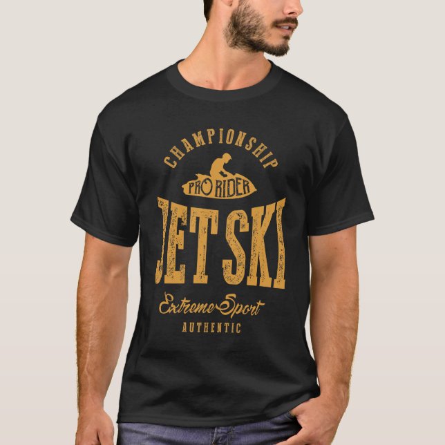 T-shirt Pro Rider Jet Ski - Extreme Sport Cadeau (Devant)