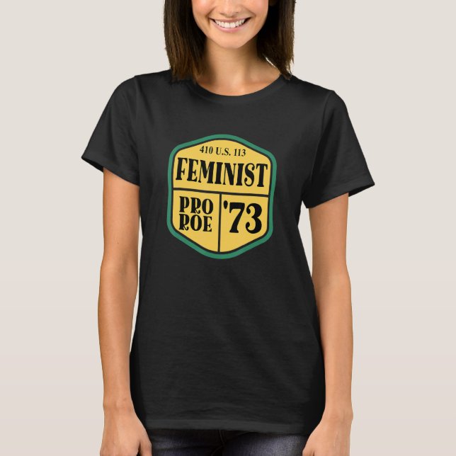 T-shirt Pro Roe 1973 410 Us 113 6 (Devant)