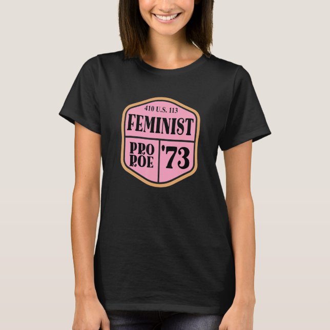 T-shirt Pro Roe 1973 410 Us 113 7 (Devant)