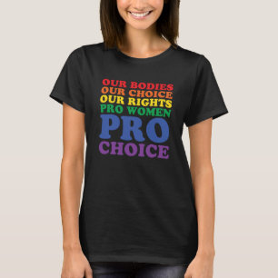 T-shirt Pro Roe 1973 Pro Choices Women's Rights Pro Women