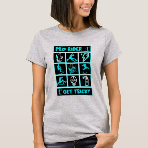 T-shirt Pro Scooter Free Rider Traces