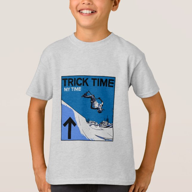 T-Shirt Pro Scooter Free Rider Tricks (Devant)