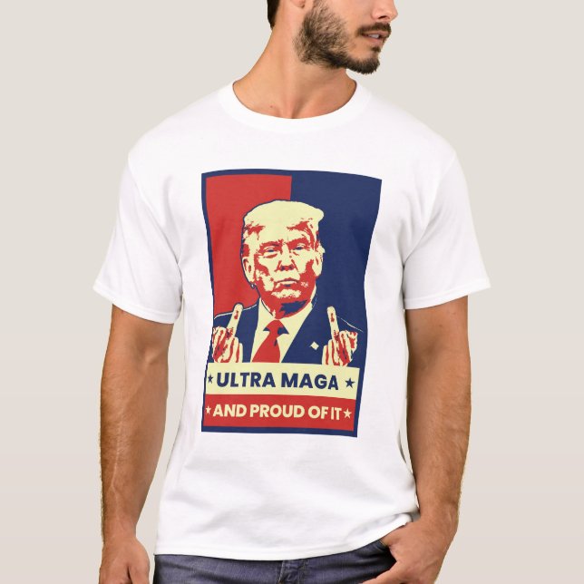 T-shirt Pro Trump Ultra MAGA républicain amusant parodie (Devant)