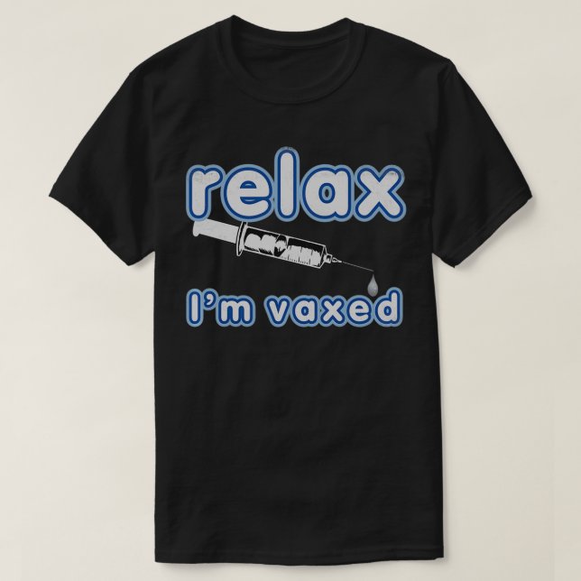 T-shirt Pro Vaccination Funny Rela Je suis Vaed Safely Vac (Design devant)