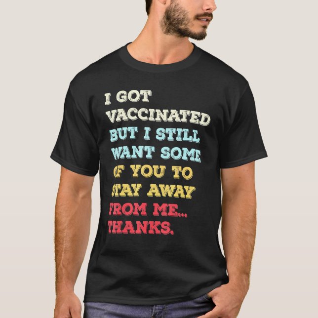T-shirt Pro Vaccination Pro Vax Team Vax (Devant)