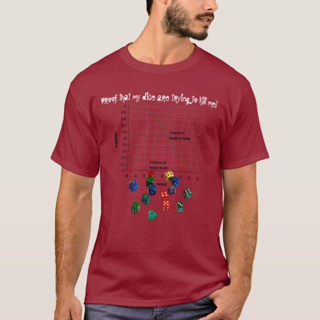 T-shirt Probabilité des matrices (Devant)