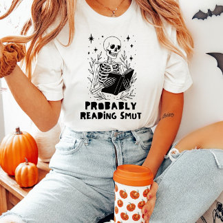 T-shirt Probablement en train de lire un livre érotique sq