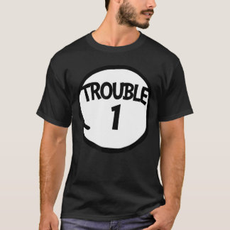 T-shirt Problème 1 t Drôleproblème Un Groupe Correspondant
