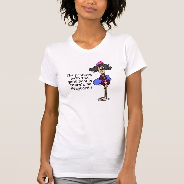 T-shirt Problème avec le pool de gènes (Devant)