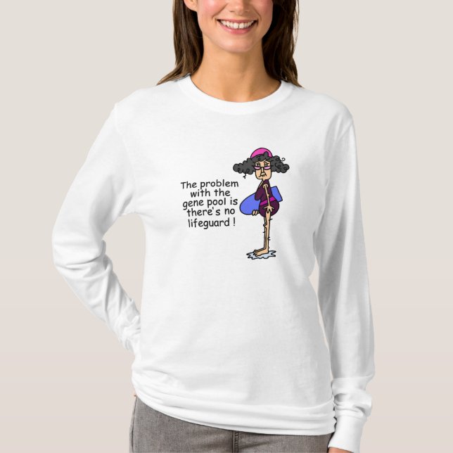 T-shirt Problème avec le pool de gènes (Devant)