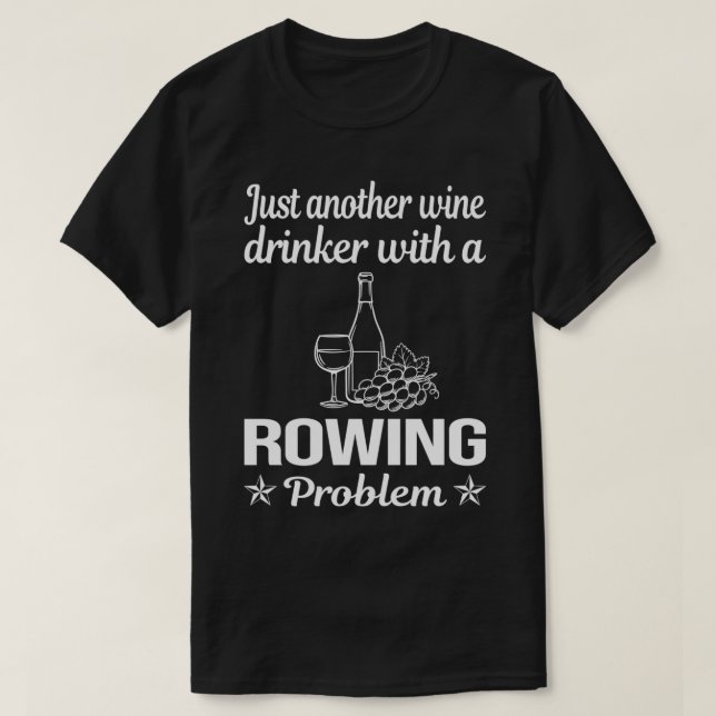 T-shirt Problème de boisson amusant Raideur de ligne (Design devant)