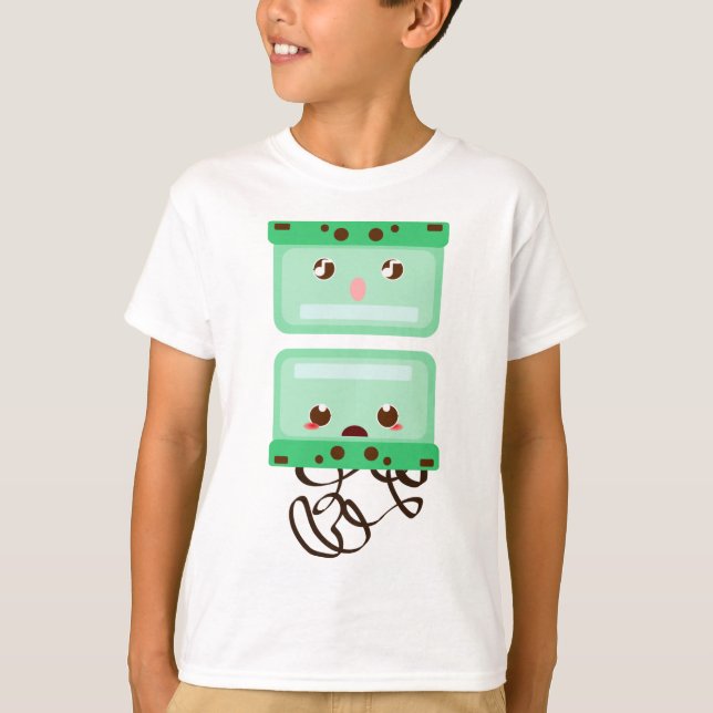 T-shirt problème de cassettes (Devant)