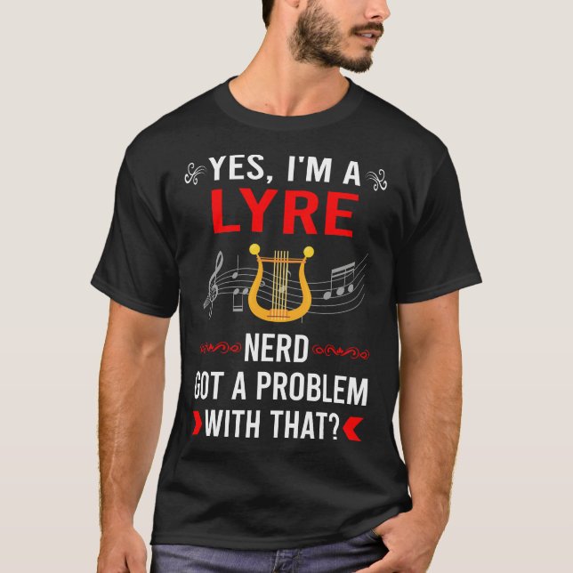 T-shirt Problème de lyre (Devant)