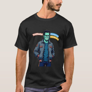 T-shirt Problème de monstre adolescent Tendance drôle Hall