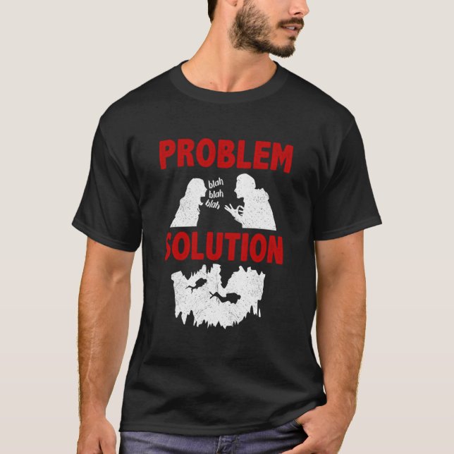 T-shirt Problème de plongée dans la grotte Solution Hobby (Devant)
