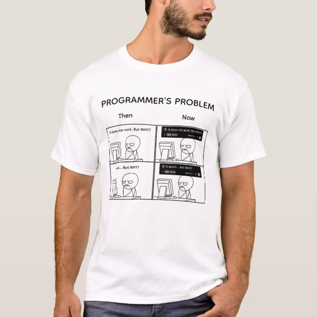 T-shirt Problème du programmeur (Devant)