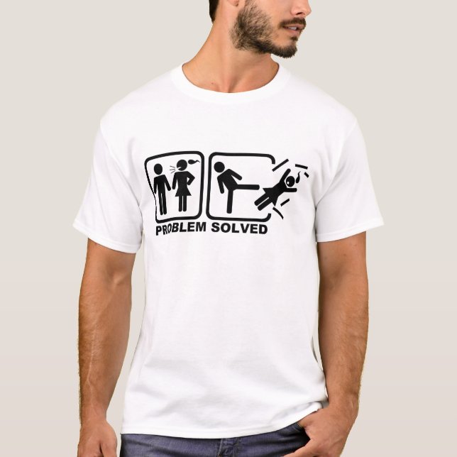 T-shirt Problème résolu (Devant)
