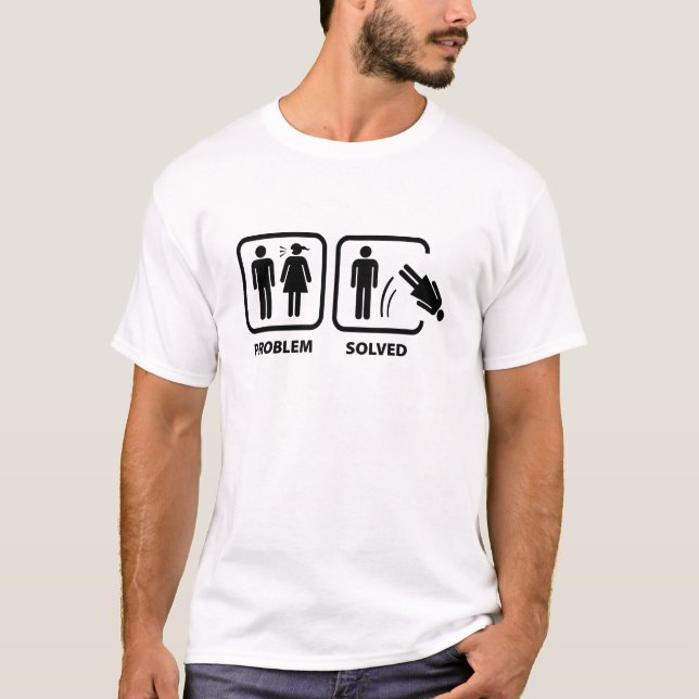 T-shirt Problème résolu (Devant)