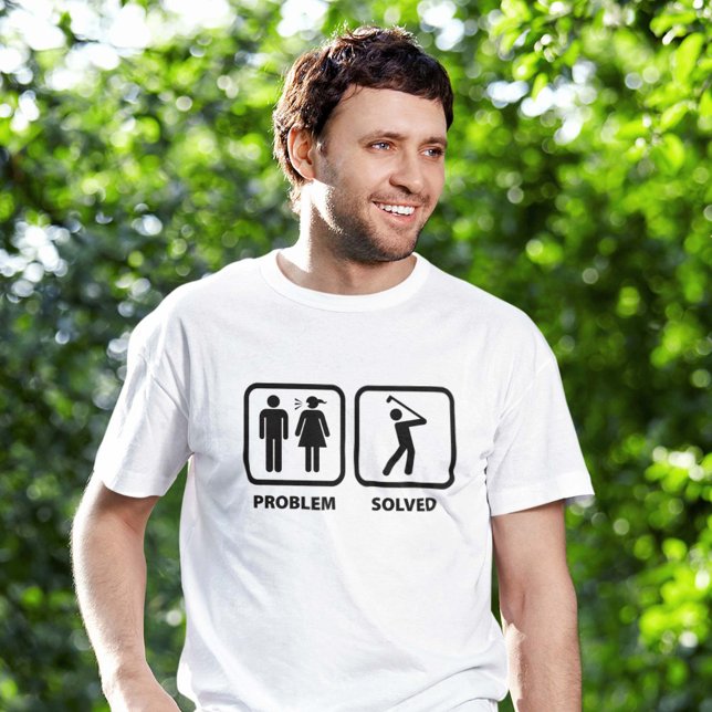 T-shirt Problème résolu Golf (Créateur téléchargé)