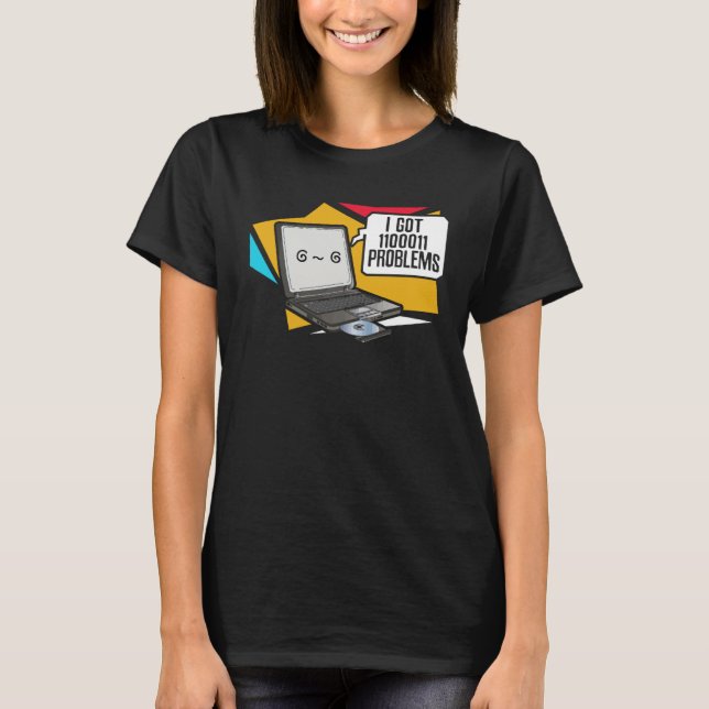 T-shirt Problèmes binaires de programmation (Devant)