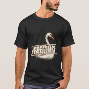 T-shirt Problèmes de citation ironique du cygne en colère
