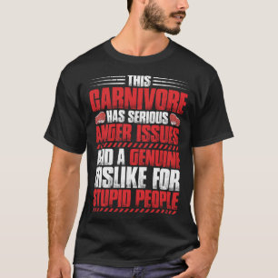 T-shirt Problèmes de colère de viande Ketogénique Diet Ket