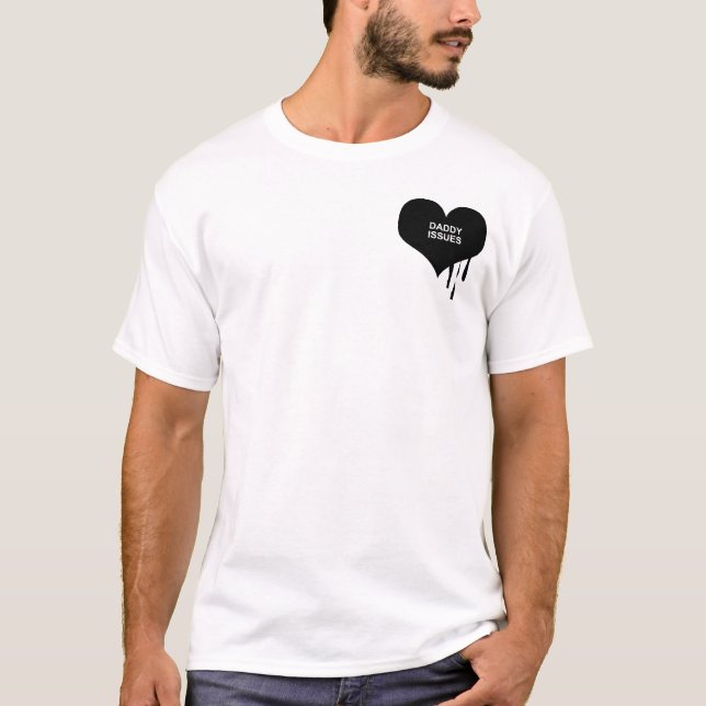 T-SHIRT PROBLÈMES DE PÈRE (Devant)