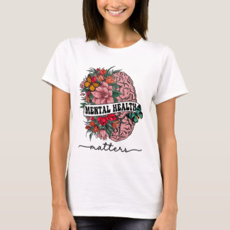 T-shirt Problèmes de santé mentale de la stigmatisation Se