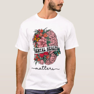 T-shirt Problèmes de santé mentale de la stigmatisation Se