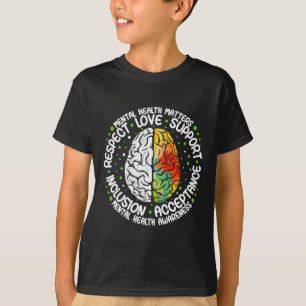 T-shirt Problèmes de santé mentale Lutter contre la stigma
