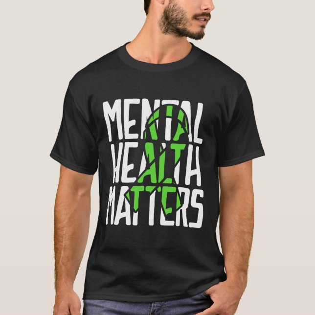 T-shirt Problèmes de santé mentale Lutter contre la stigma (Devant)