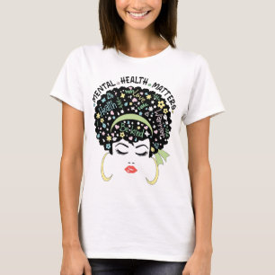 T-shirt Problèmes de santé Sensibilisation à la santé ment