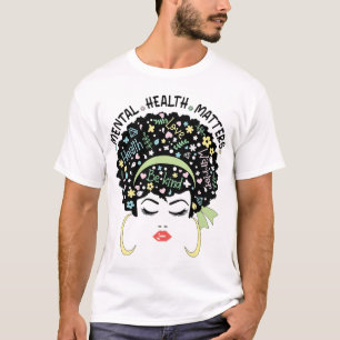 T-shirt Problèmes de santé Sensibilisation à la santé ment