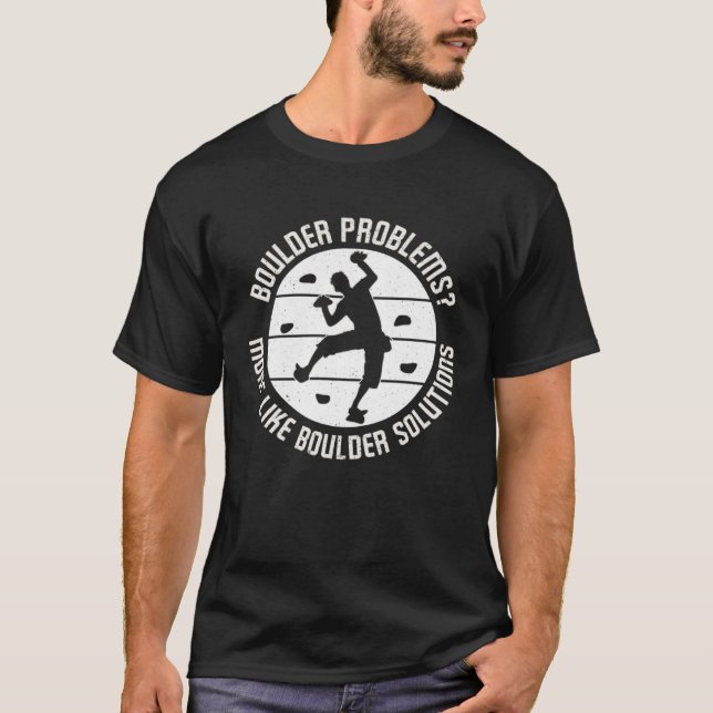 T-shirt Problèmes de soulder Plutôt que des solutions de s (Devant)