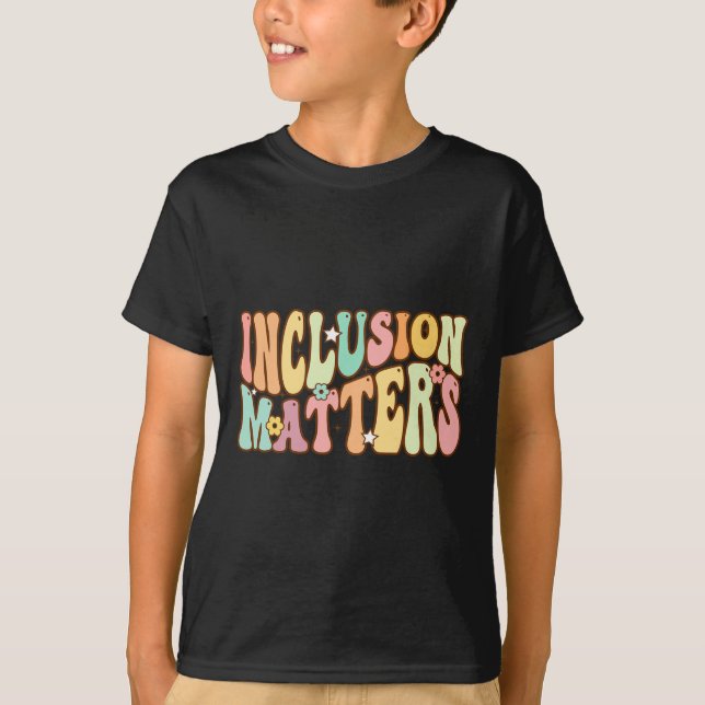 T-shirt Problèmes d'inclusion Éducation spéciale Autisme (Devant)