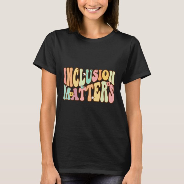 T-shirt Problèmes d'inclusion Éducation spéciale Autisme (Devant)