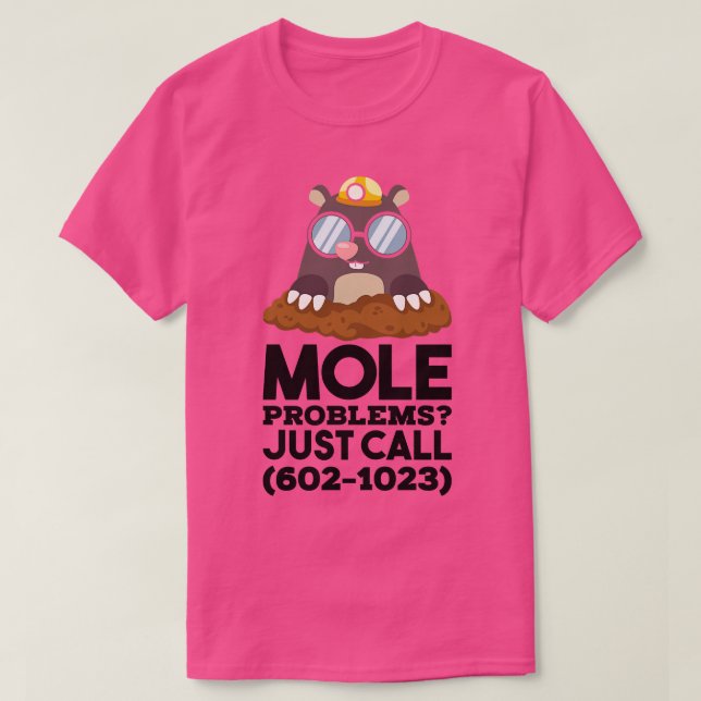 T-shirt Problèmes du modèle de chimie (Design devant)