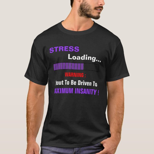 T-shirt problèmes, EFFORT, chargeant…, AVERTISSANT : , Au (Devant)