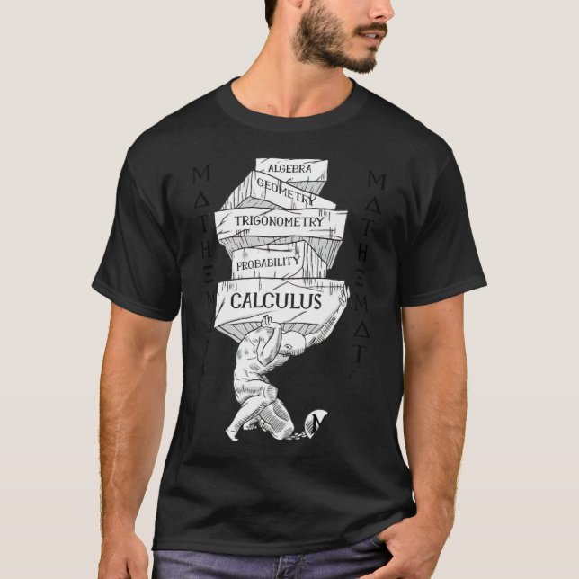 T-shirt Problèmes mathématiques bulle dans (Devant)