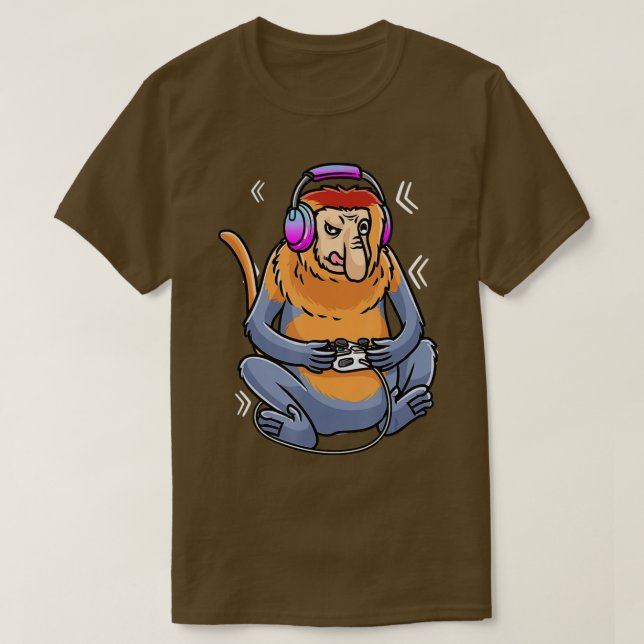 T-shirt Proboscis Monkey (Design devant)