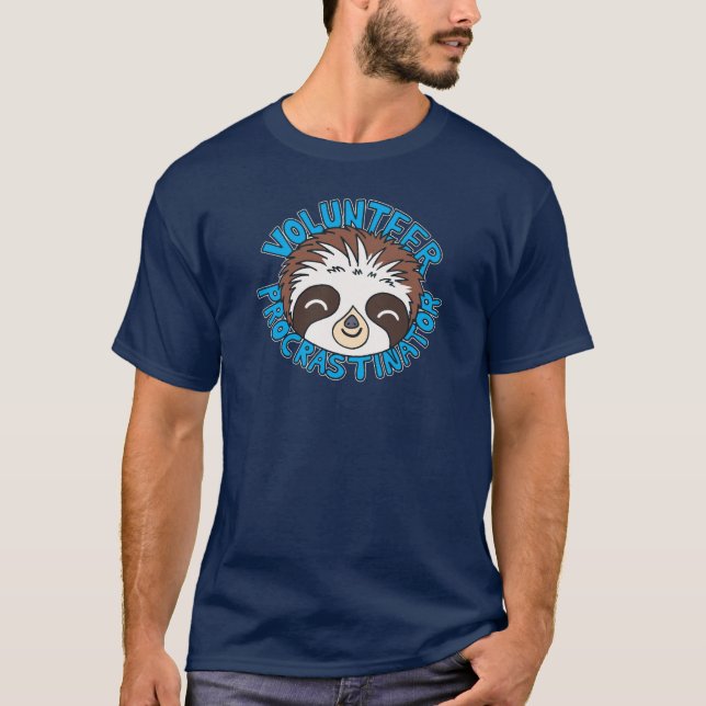 T-shirt Procastinateur volontaire (Devant)